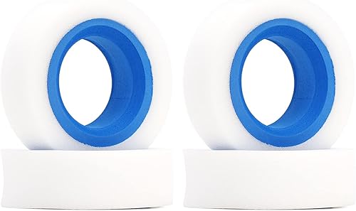 INJORA Inserto de espuma de neumático 1.9 4 piezas EVA de doble etapa para 1/10 RC Crawler Axial SCX10 90046 TRX4 Gen8 VS4-10 (3.937-4.331 in)