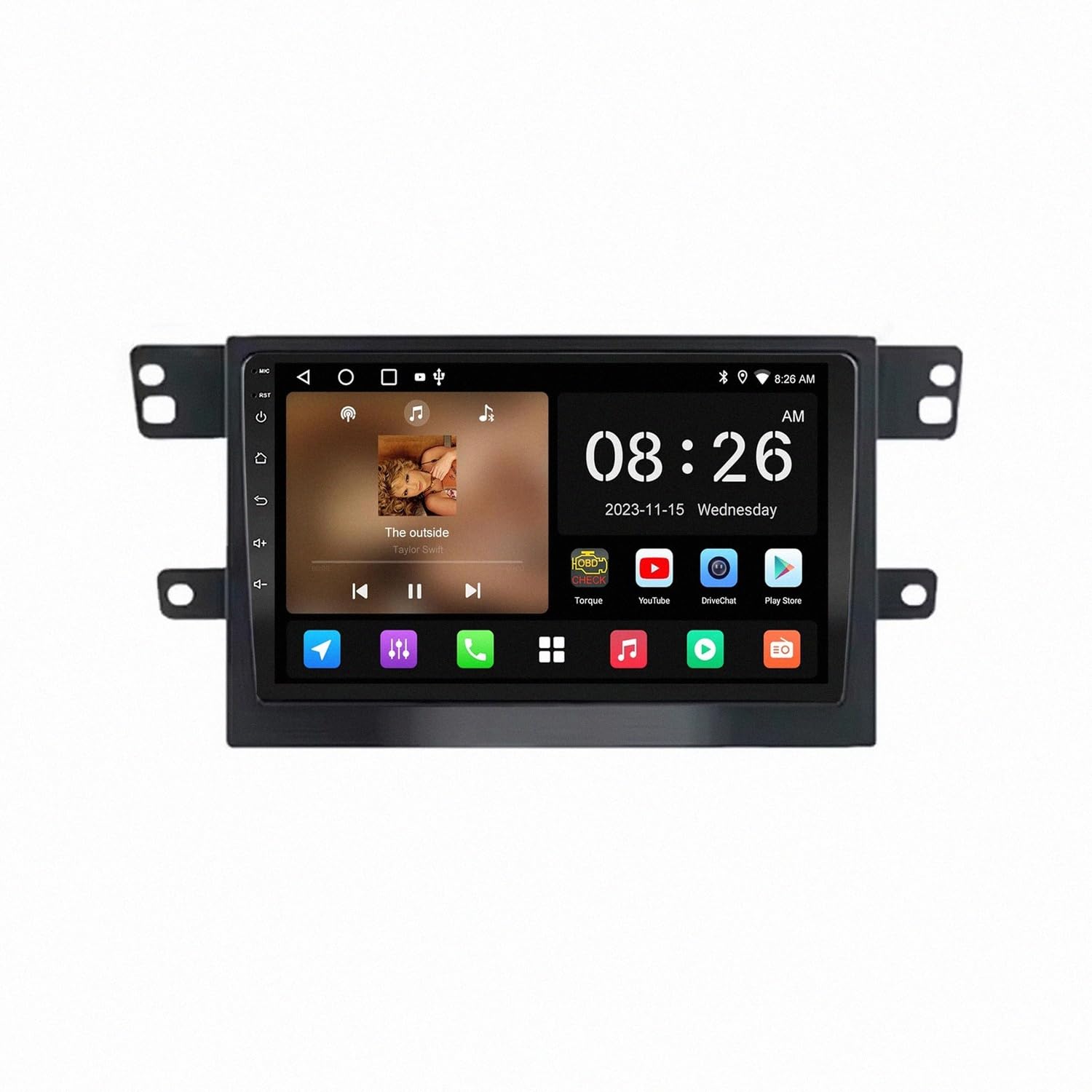 Car Auto Play Auto Stereo Car dla MAXUS T60 2017-2020 Odtwarzacz Wideo Play Mirror Link, Siri/Airplay/Aux/Radio, Odtwarzacz Bluetooth Wi-Fi, 4 Rdzeń 1G+32G