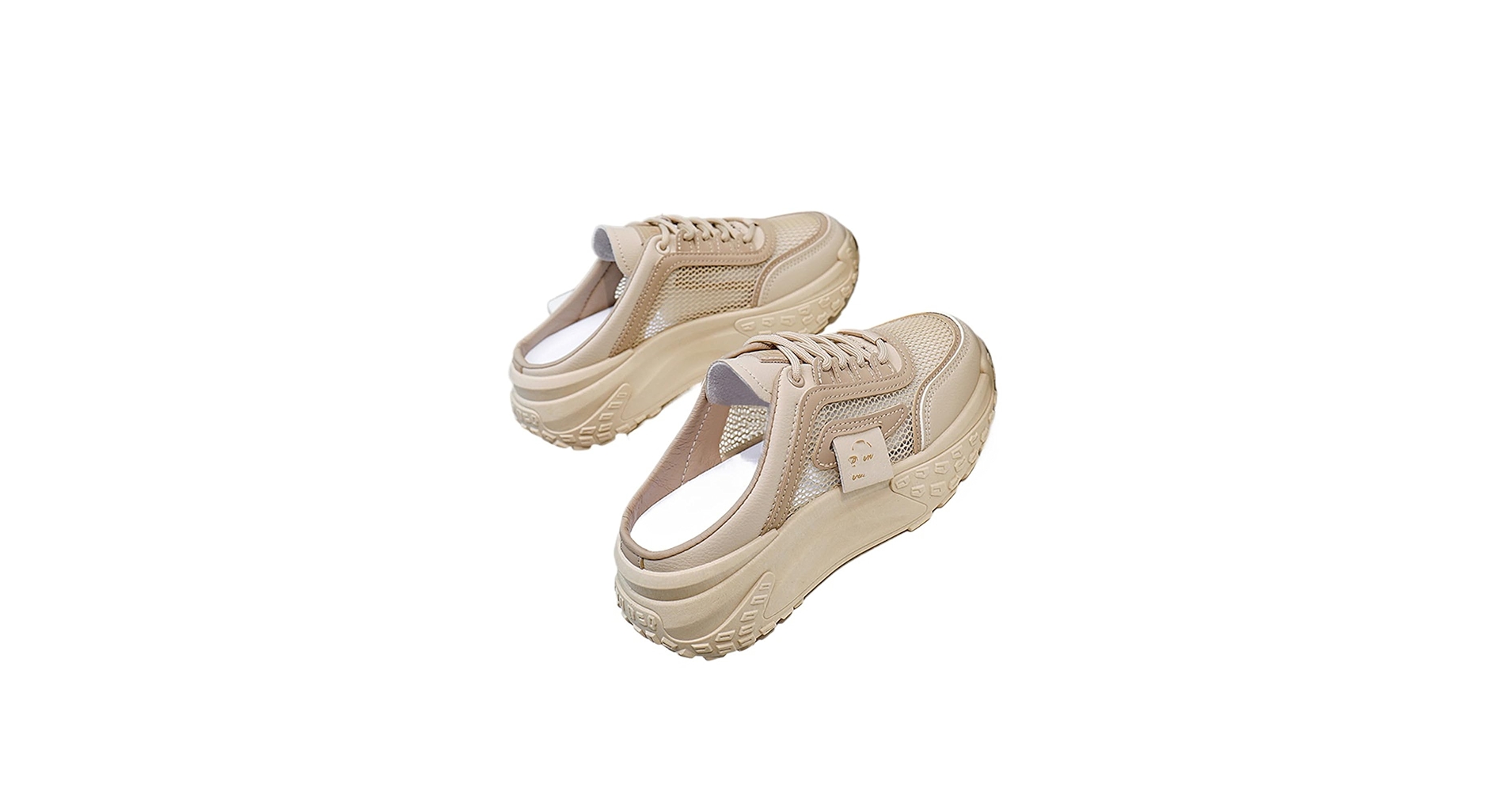 Amazon.com | Women's Knitted Breathable Mesh Platform Thick