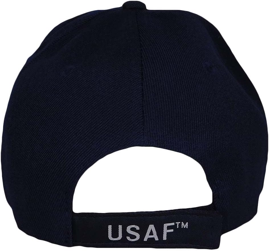 Trade Winds US AIR Force Licensed Navy Blue Adjustable HAT Cap Seal Military Wings USAF Logo - Image 5