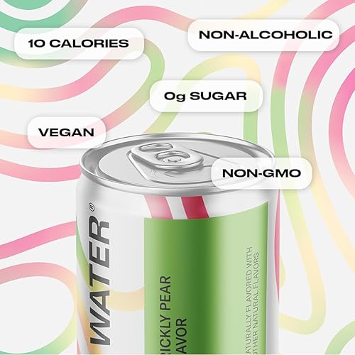 Miniatura 6 de Psychedelic Water Bebida relajante para mejorar el estado de ánimo de tuna  Kava, 12 onzas líquidas (12 latas), sin gluten, vegana (tuna nopal)