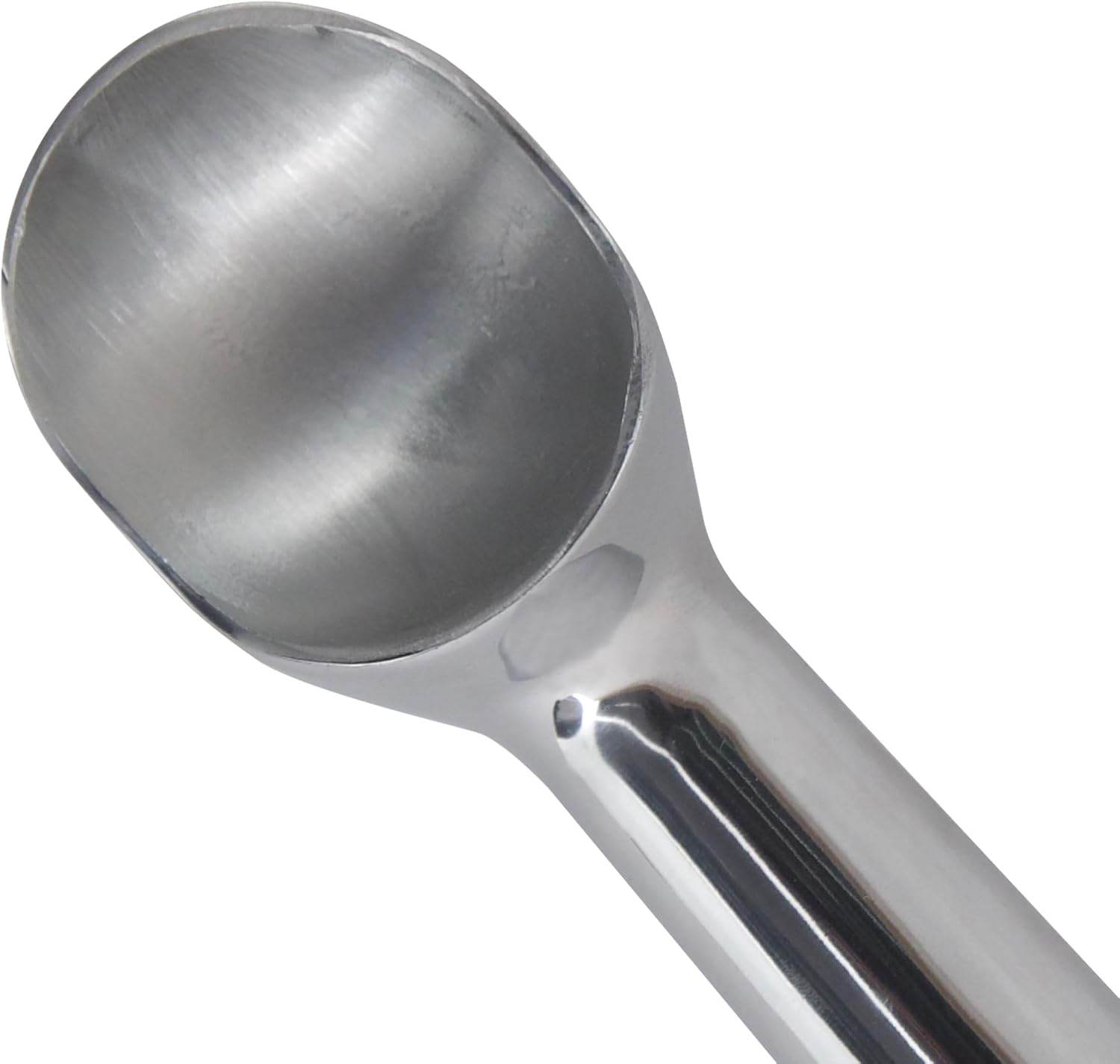 Zeroll Original Ice Cream Scoop Unique Liquid Filled Heat Conductive Handle Simple One Piece Aluminum Design Easy Release Made in USA, 2.5-Ounce, Silver