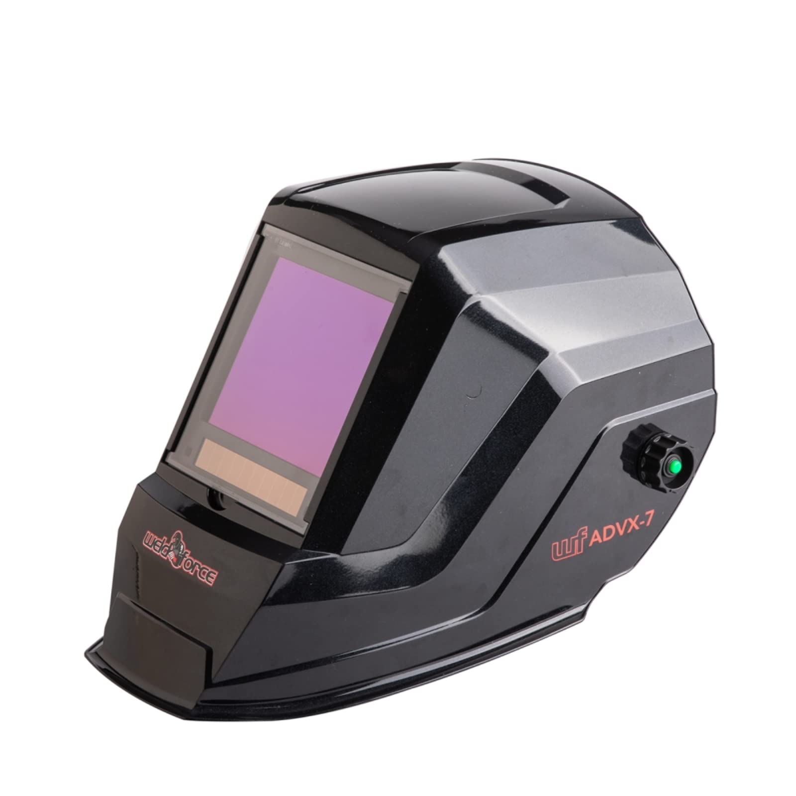 Weldforce Welding Helmet with 3.94-Inch x 3.64-Inch Viewing Area, Features Four Arc Sensors for Variable Shade Auto Darkening, Provides 1/1/1/1 Optical Clarity, Compatible with TIG, MIG, MMA Welding