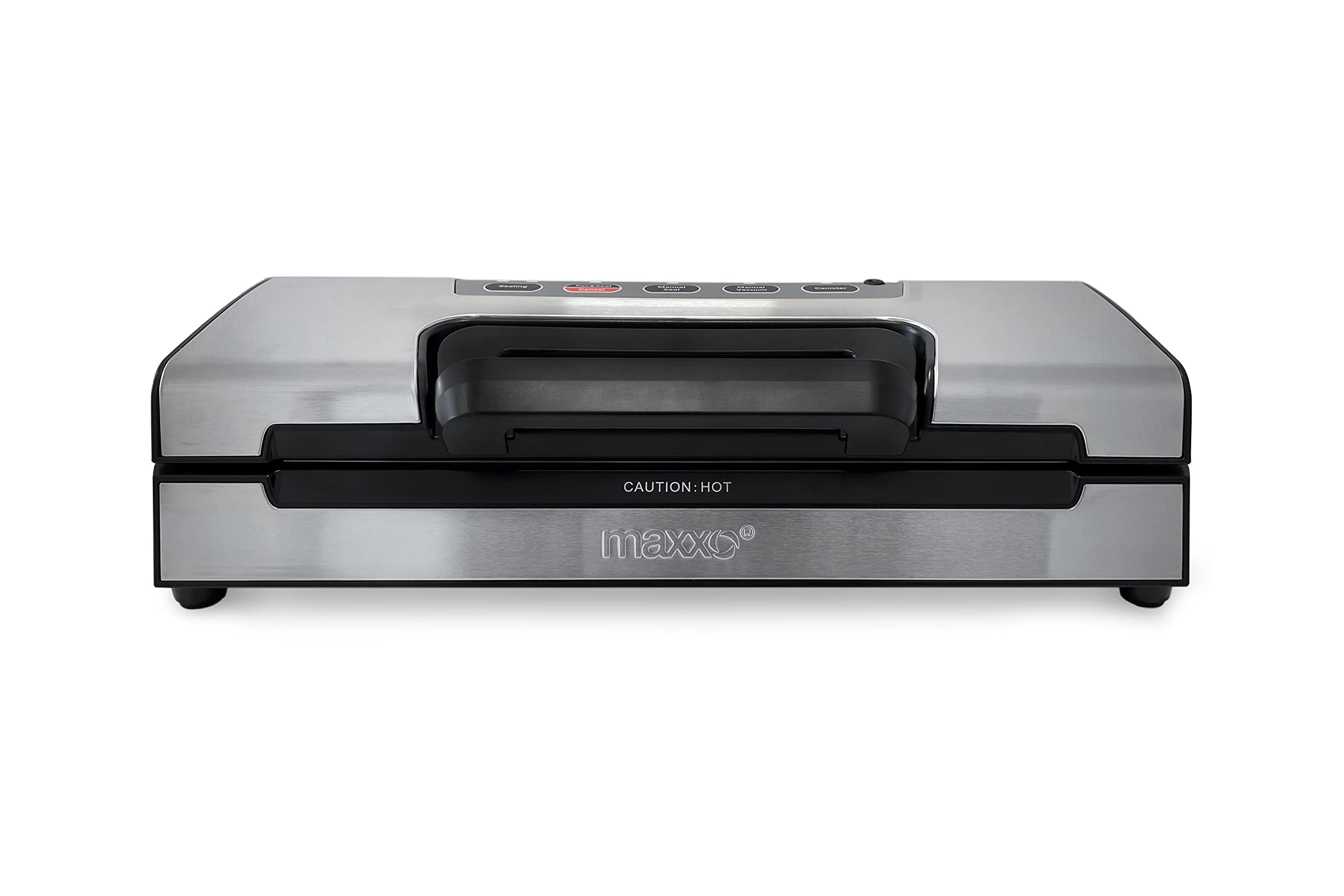 Maxxo VM Optima Professional Vacuum Machine, Foil Welding Machine for Sous Vide Vacuum Bags, Stainless Steel, 15 L/Min, 120 W, Film Width 30 cm