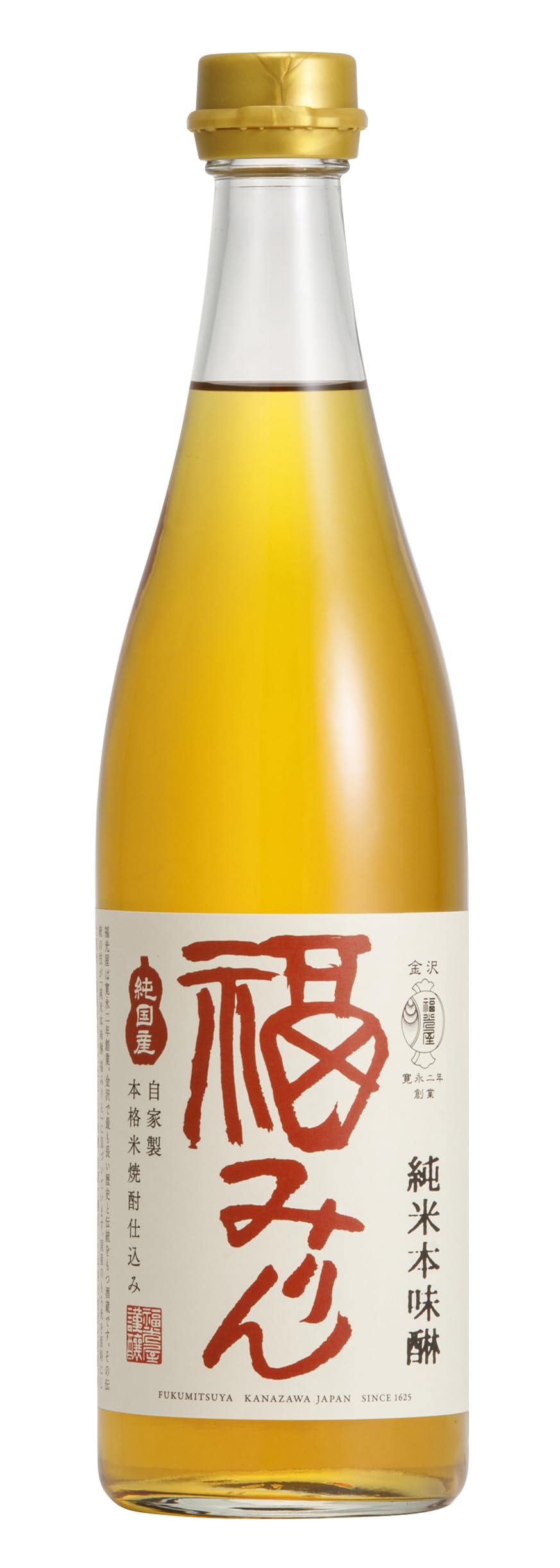 Amazon.co.jp: 伝統製法 純米本味醂 福みりん 福光屋 (720mL, 1年熟成