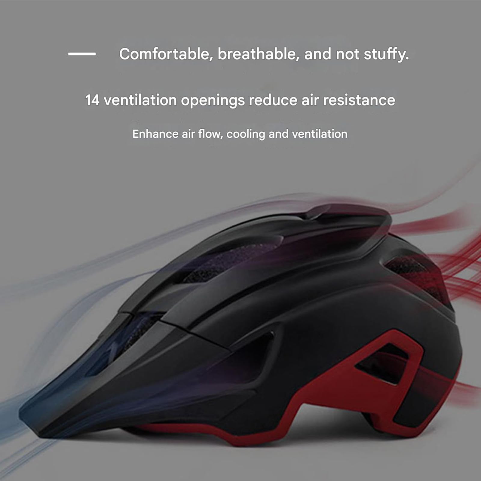 Casco da bici illuminato a LED con visiere staccabili USB ricaricabile per casco da bici per motociclisti notturni