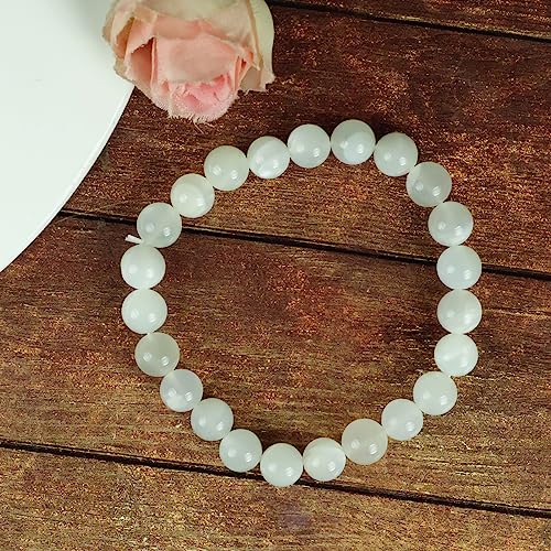 Image of Certified Natural Crystal Stone 8 mm Round Beads Bracelet for Men & Women | Reiki Charged Gemstone Bracelet | Multiple Stone Variants Available