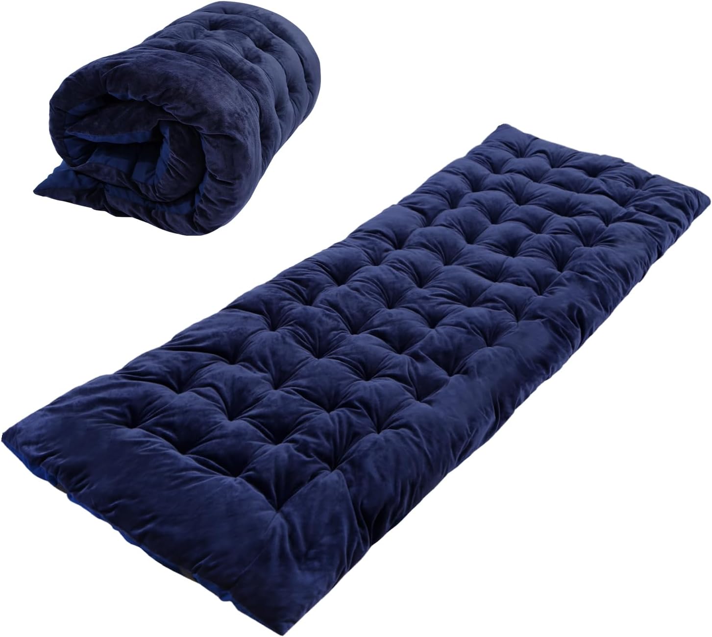 RedSwing Folding Camping Cot Mattress Pad, Soft Comfortable Cotton Sleeping Cot Pads for Camping, 75"x28" Gray
