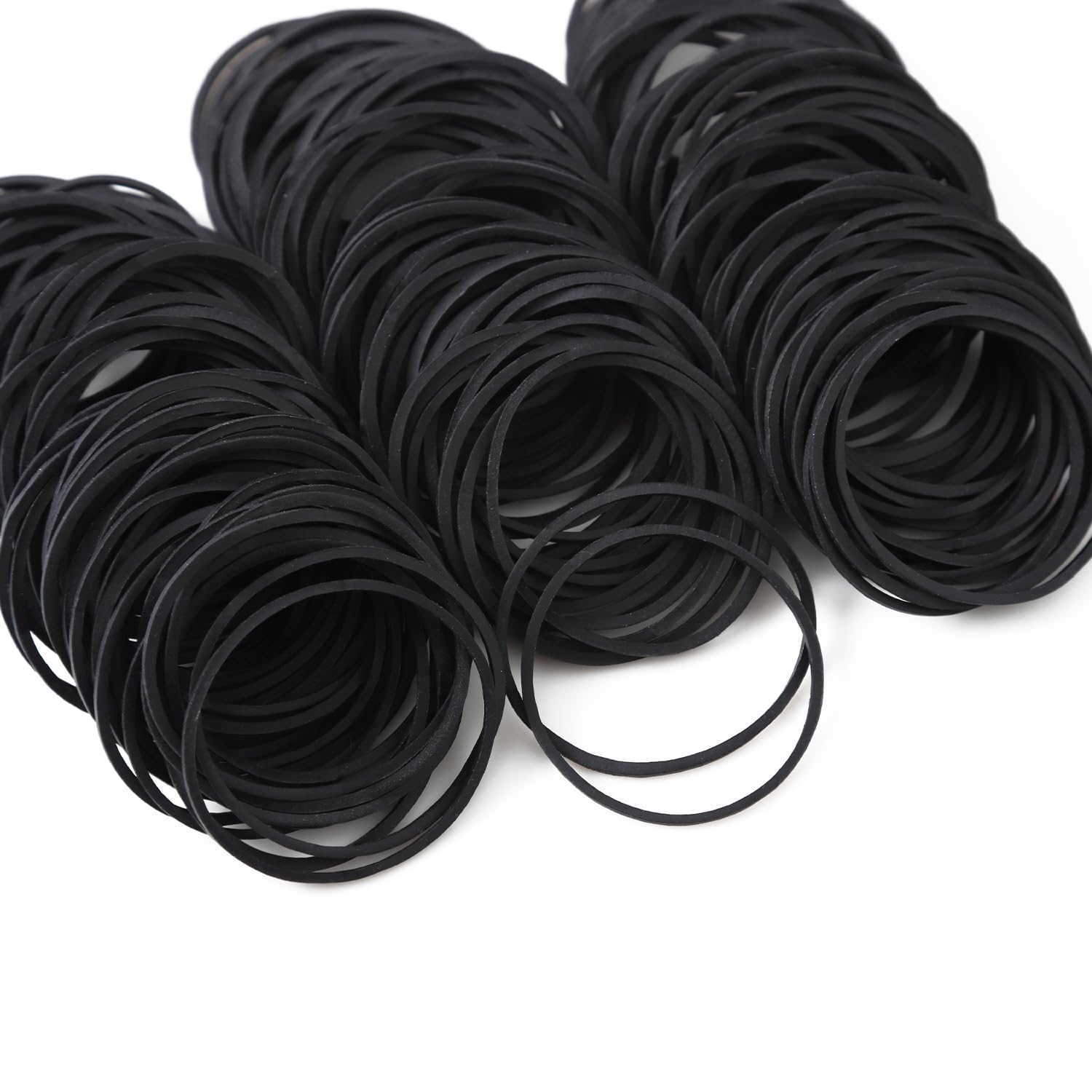 ZZJMCH 600-Pack 1 Inch Small Rubber Bands - Red, Stretchable Elastic Bands For Office, School, Hair, Crafts & Organizing