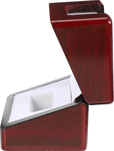 Miniatura 9 de BESPORTBLE Caja de exhibición del anillo del campeonato, caja de exhibición del anillo de madera, exhibición del anillo único, caja del caso,