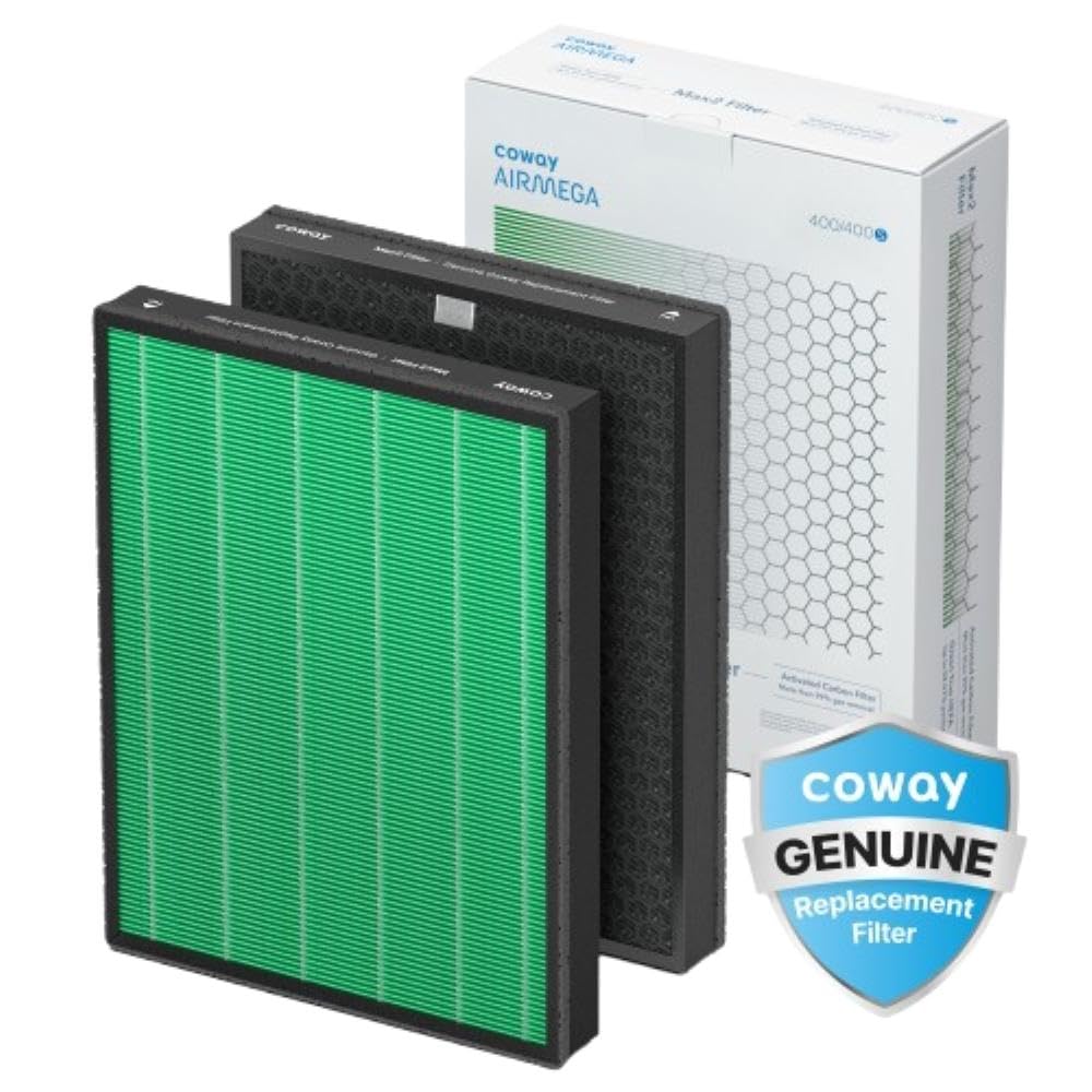 Coway Airmega 400/400S Air Purifier Replacement Filter Set, Max 2 Green True HEPA and Active Carbon Filter, AP-2015-FP - Review, Price and Buying Guide