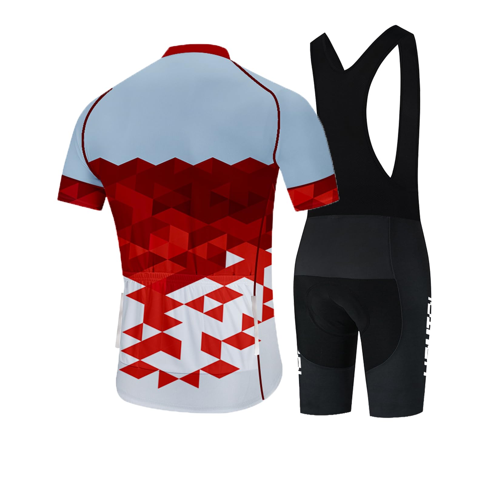 Radtrikot Set Herren Langarm Kurzarm Fahrradbekleidung Fahrradtrikot Triathlon Anzug Herren Fahrrad Trikots Atmungsaktiv Elastische Schnell Trocknend Trikot Radfahren MTB