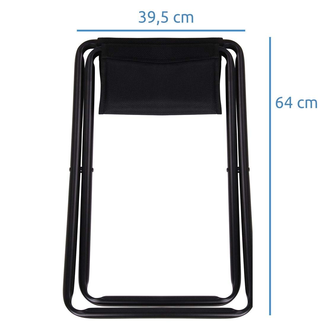 your GEAR Tavolino 3D Campinghocker mit Abnehmbarer Tischplatte, Aluminium Klapphocker, Beistelltisch, Hocker, Quick Dry Mesh Polsterung, Leicht, Tragbar, Garten, Caravan