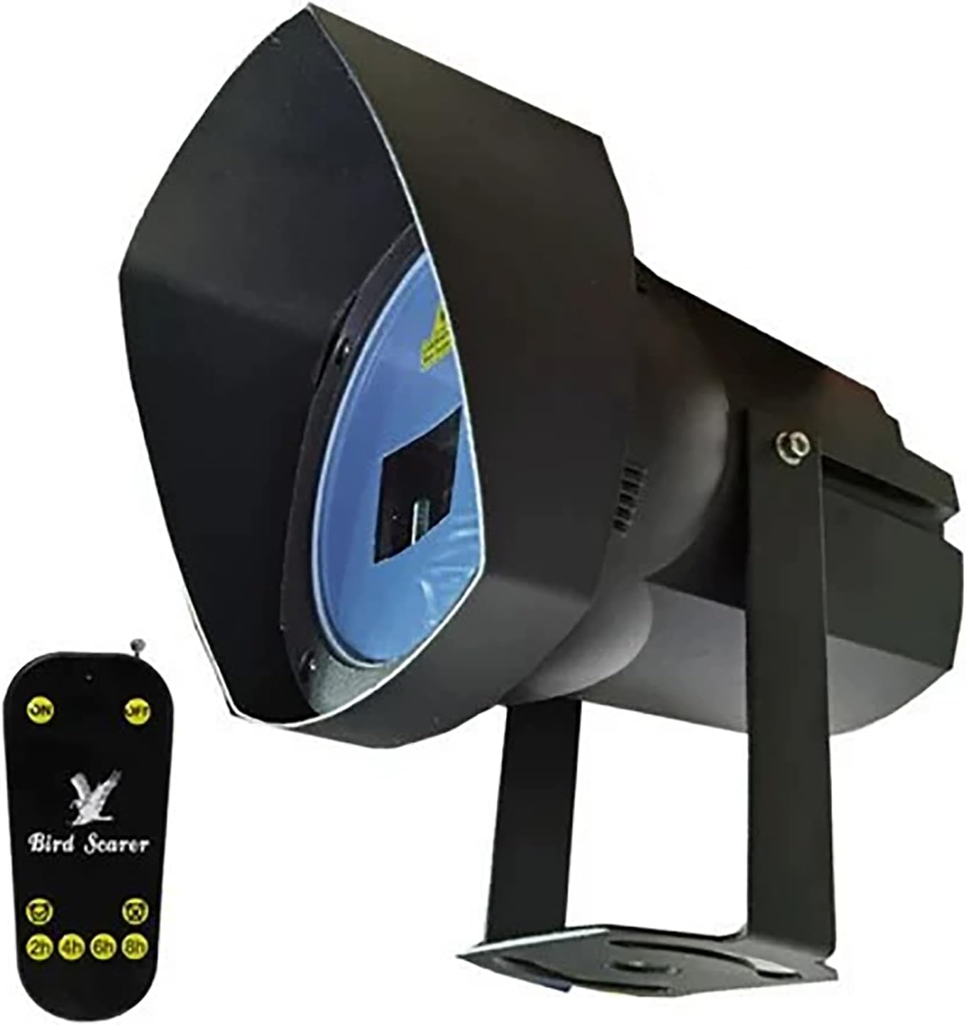 1W Bird Repellent Laser Devices, Automatic Bird Scarer with 120° Rotary, Outdoor Bird Scaring Laser, with RF Remote Control, for Substations, Airports, Orchards