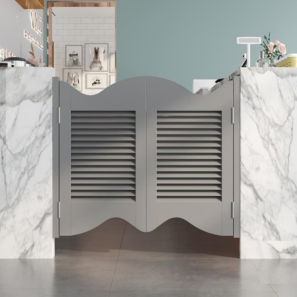 Portes battantes en bois 80x90 cm pour cuisine et couloir