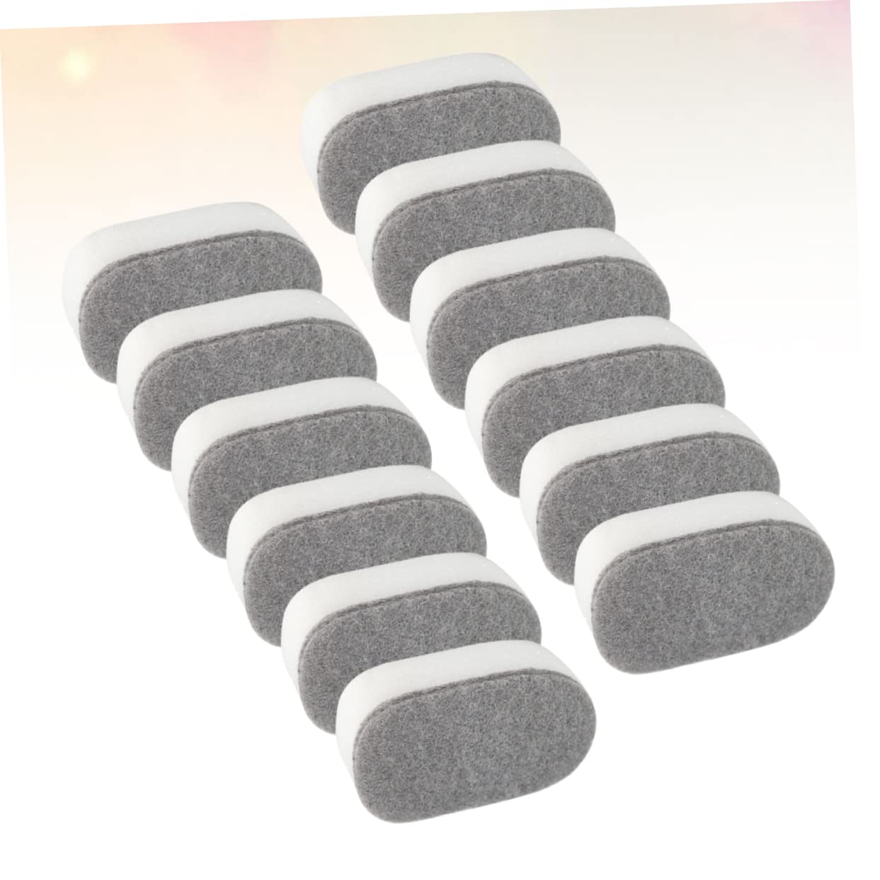 FRCOLOR 36pièces Éponge De Nettoyage Multi-Usage Mousse Lot Blanc Récurants pour Vaisselle Cuisine Et Salle De Bain Absorption Et Forte Décontamination
