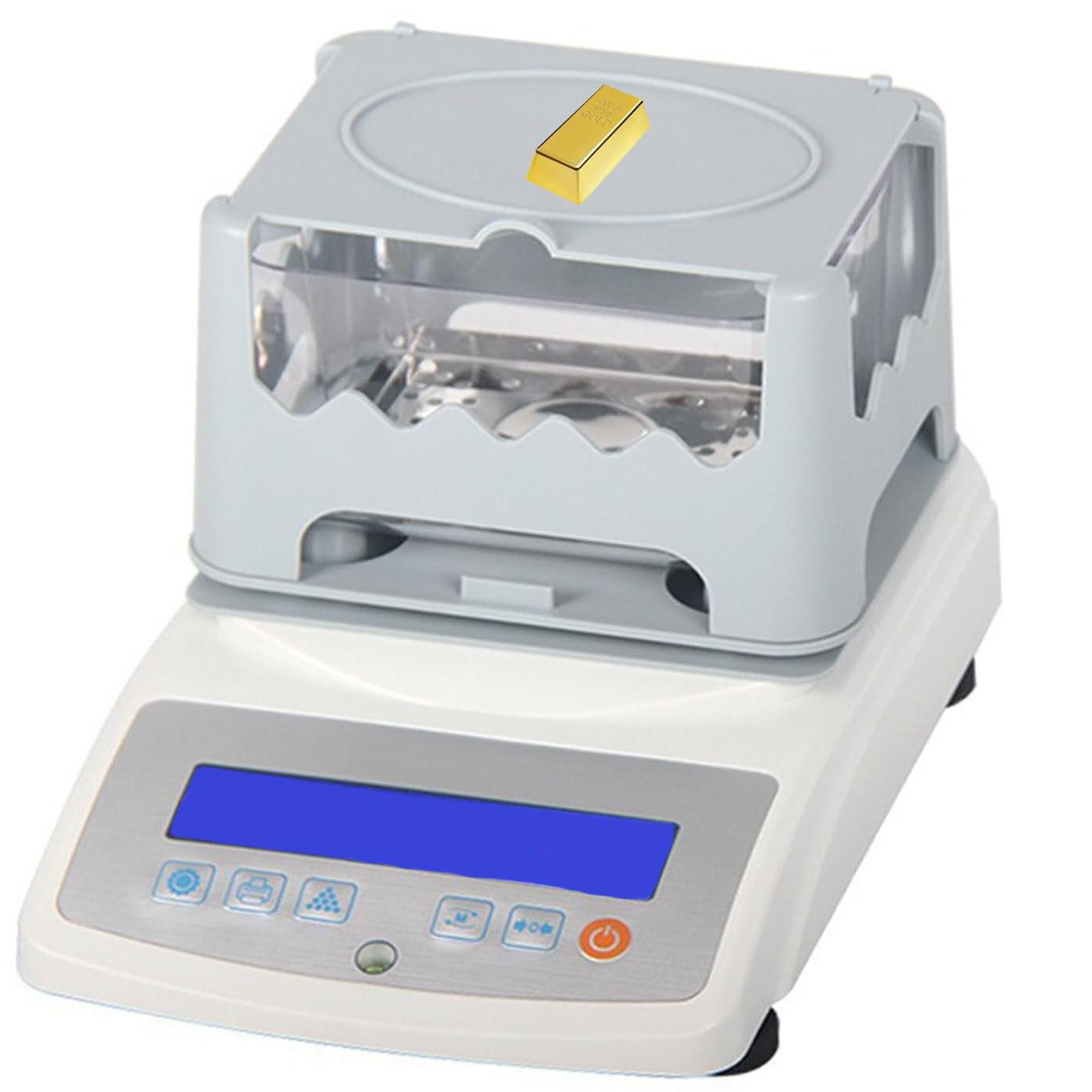 GmhXylophyte Electronic Gold Carat Purity Tester Jewelry Tools And Equipment Precious Gold Purity Content Detector, Weighing Precision 0.01, With Max Weight 300g/600g/1200g 300A