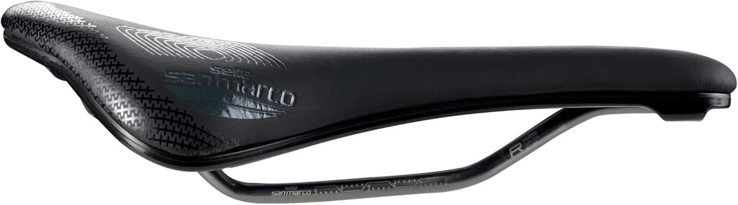 Selle San Marco Shortfit 2.0 Supercomfort Racing Saddle: Black/Black