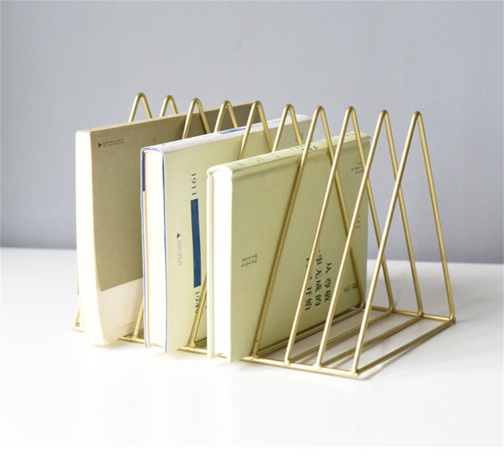 Étagère triangulaire métal journaux magazines salon bureau décoration noire
