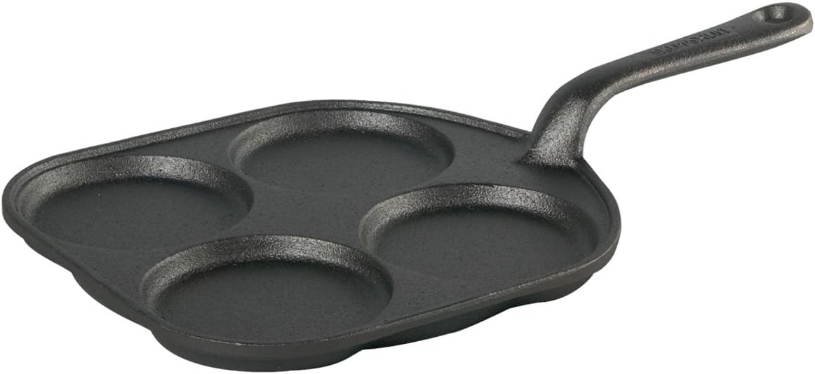 Skeppshult 0019 Egg Frying Pan with Cast Iron Handle for All Flame Types: Induction, Oven, Grill and Fire 20 cm (Imported from Germany)