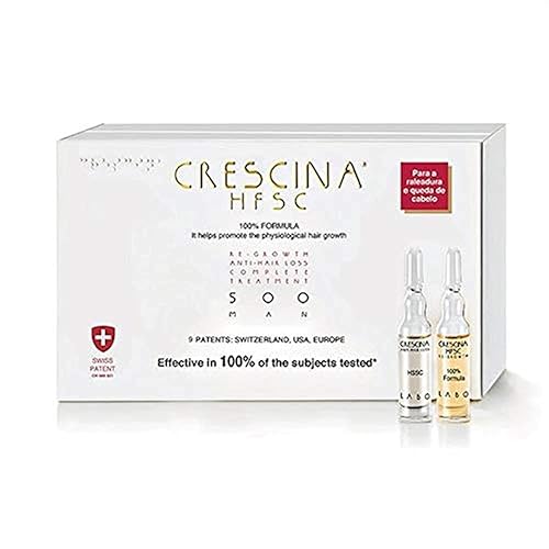 Labo Crescina HFSC 100% tratamiento completo 500 Man 10+10 viales
