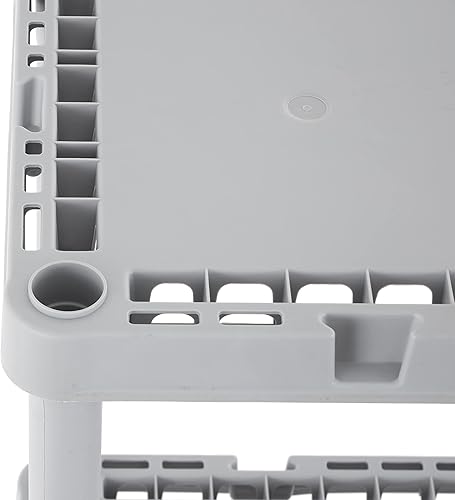 Miniatura 8 de Gracious Living Knect-A-Shelf - Unidad de almacenamiento de 4 estantes de altura fija ligera para el hogar, garaje y lavandería, 24 x 12 x 48