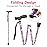 Walking Cane LIXIANG Cane for Woman | Mobility & Daily Living Aids | 5-Level Height Adjustable Walking Stick | Comfortable Plastic T-Handle Pink Print