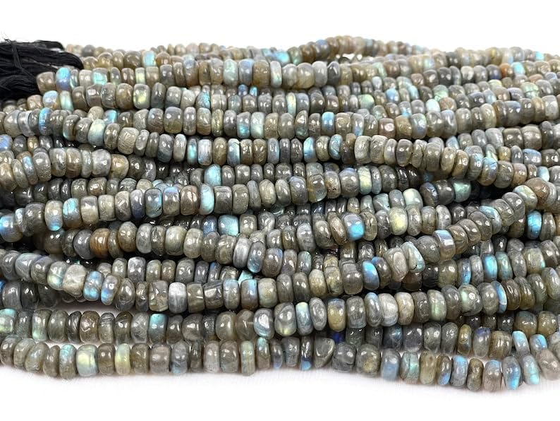 Perles de labradorite naturelle pour fabriquer des bracelets durables - 8