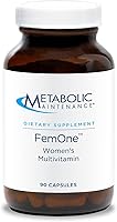Vista 1 de Metabolic Maintenance FemOne Multivitamínico para mujer con hierro biodisponible, folato activo, B12, antioxidantes, vitamina D + biotina, apoyo