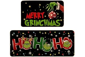 Christmas Grinchmas Kitchen Mats for the Holidays