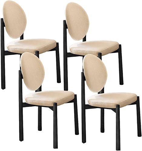 Miniatura 15 de Juego de sillas de comedor de 1/2/4, sillas de comedor de madera, sillas de comedor tapizadas retro, con cojín de tela/felpa, silla de cocina para