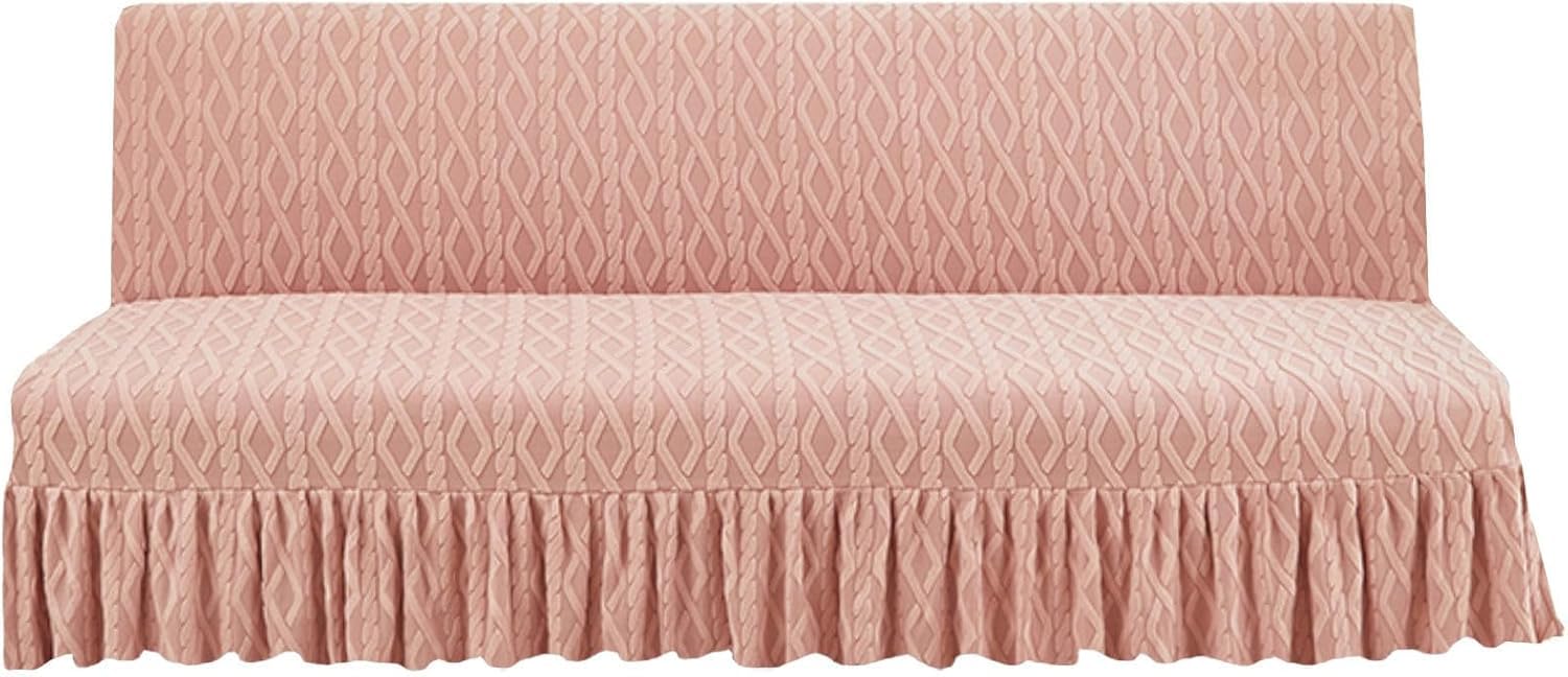 Funda de sofá cama sin brazos elástica HACLEN para proteger su futón lavable