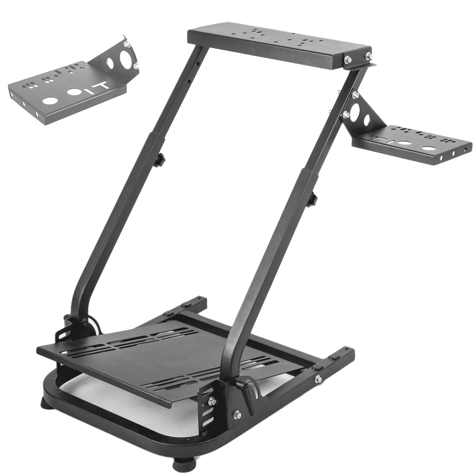 Hottoby Steering Wheel Stand Pro 34'' Height Adjustable for Support The Installation of