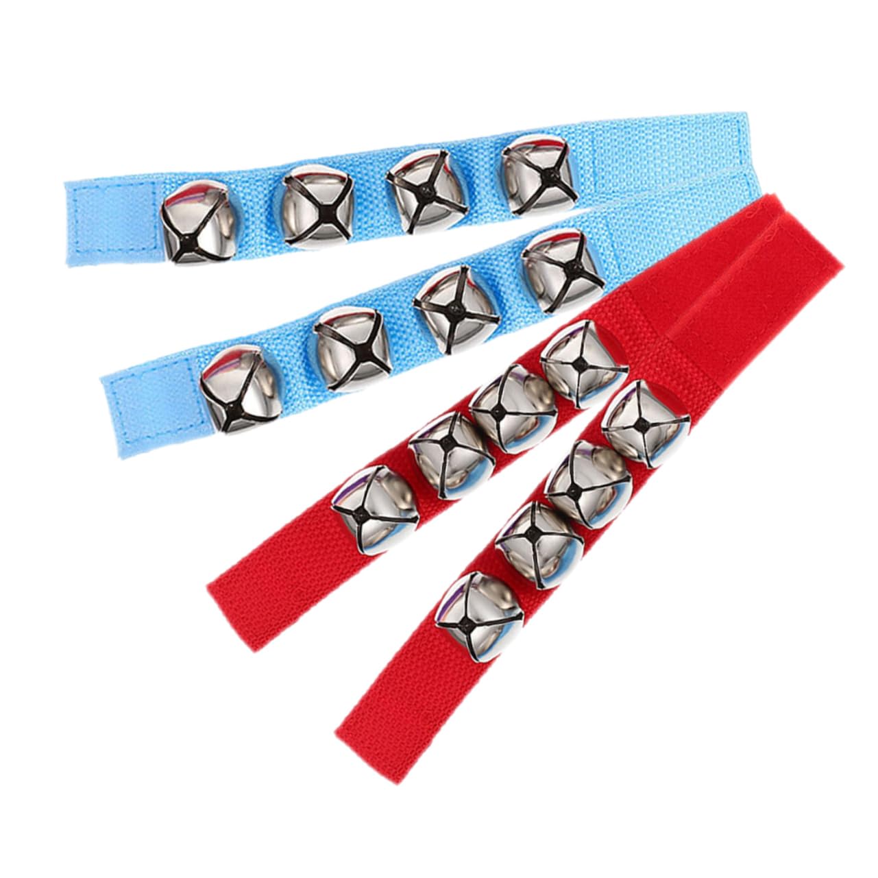 KONTONTY 4 pcs Educational Wrist Bells for Hand Shaking Bells Lightweight Music Instruments for Early Education and Dance Performance Safe and Sturdy Design
