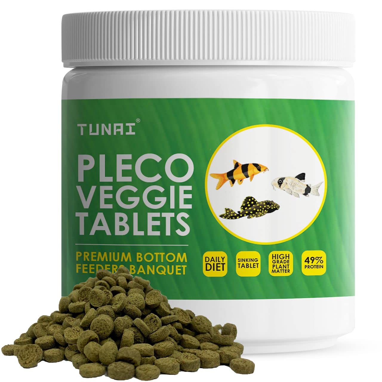 See full amazon price history chart for Tunai Pleco Tablets |70g| Algae Wafers Fish Food for Bottom Feeders Like PLECOTOMUS, CORY CATFISH, LOACHES, CRAYFISH & SHRIMPs Tunai Pleco Tablets |70g| Algae Wafers Fish Food for Bottom Feeders Like PLECOTOMUS, CORY CATFISH, LOACHES, CRAYFISH & SHRIMPs (B0BN7F7RHL) Amazon Price History, Amazon Price Tracker