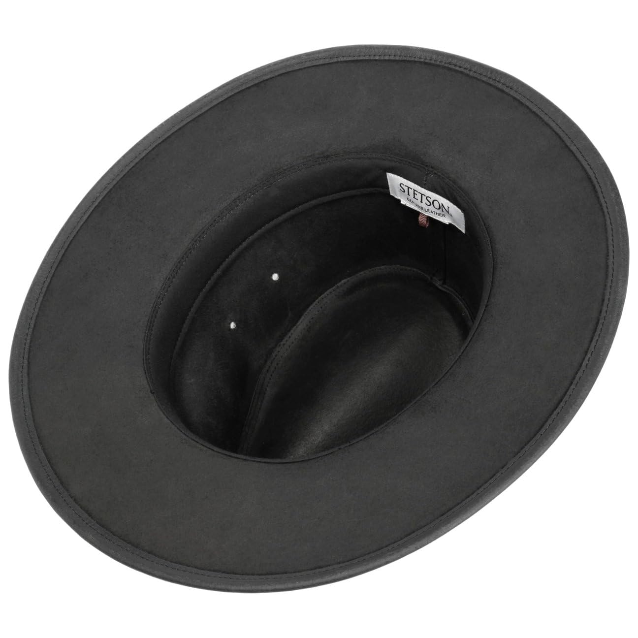 Stetson Glencross Cappello Traveller Western Fascia in Pelle unicolore Uomo Tutto l Anno