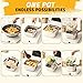 Square Fryer in Stainless Steel - Compact Frying Pot with Lid, Square Muliti Fuctional Pot with Basket Tong and Steamer Rack, All in one pot for frying steaming cooking and fresh-keeping (5-piece set)