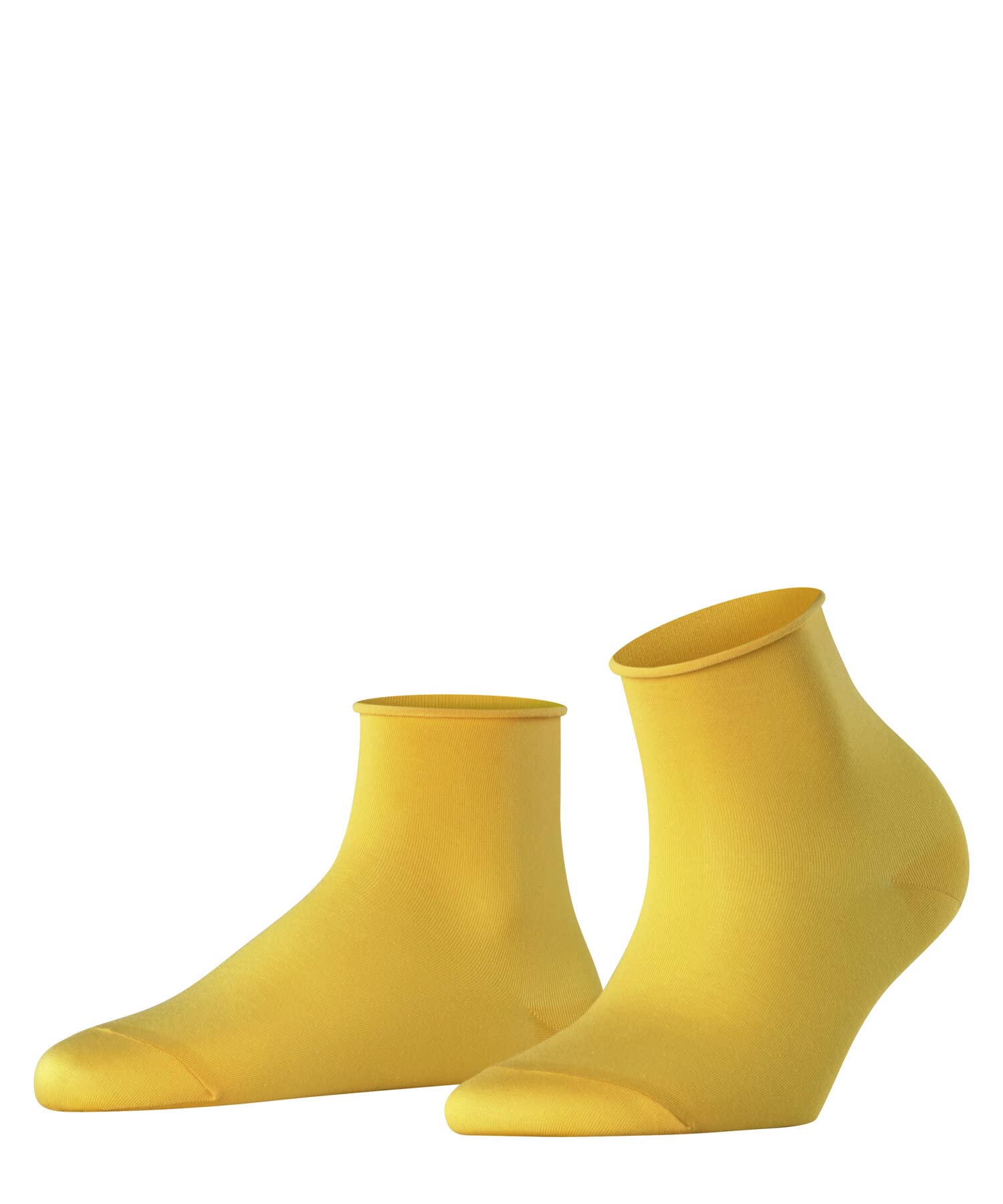 Falke Women's Yellow Mustard 1187 Cotton Touch W Sso Thin Plain 1 Pair Socks, 2.5-5