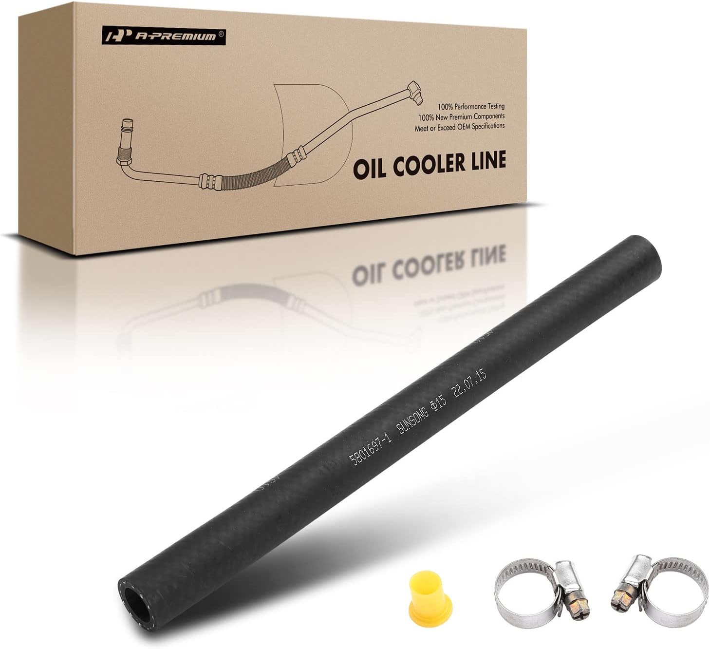 A-Premium Turbocharger Oil Return Line Compatible with Subaru Outback Legacy 2005-2009 Forester 2004-2013 Impreza 2002-2014 WRX 2012-2016 Baja WRX STI