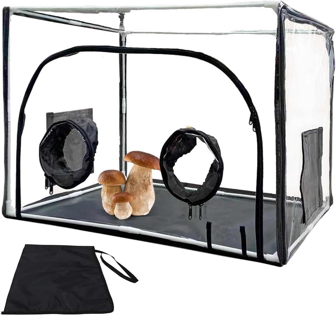 Sterile Propagation Tent - Large Indoor Greenhouse Still Air Box Enclosure for Plant Growth and Seed Germination | High Visibility Humidity Control Work Chamber for Home Gardening Use