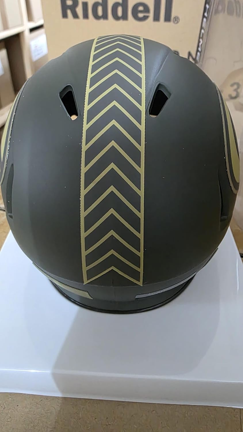 Riddell New Orleans Saints 2025 Salute to Service Mini NFL Football Helmet