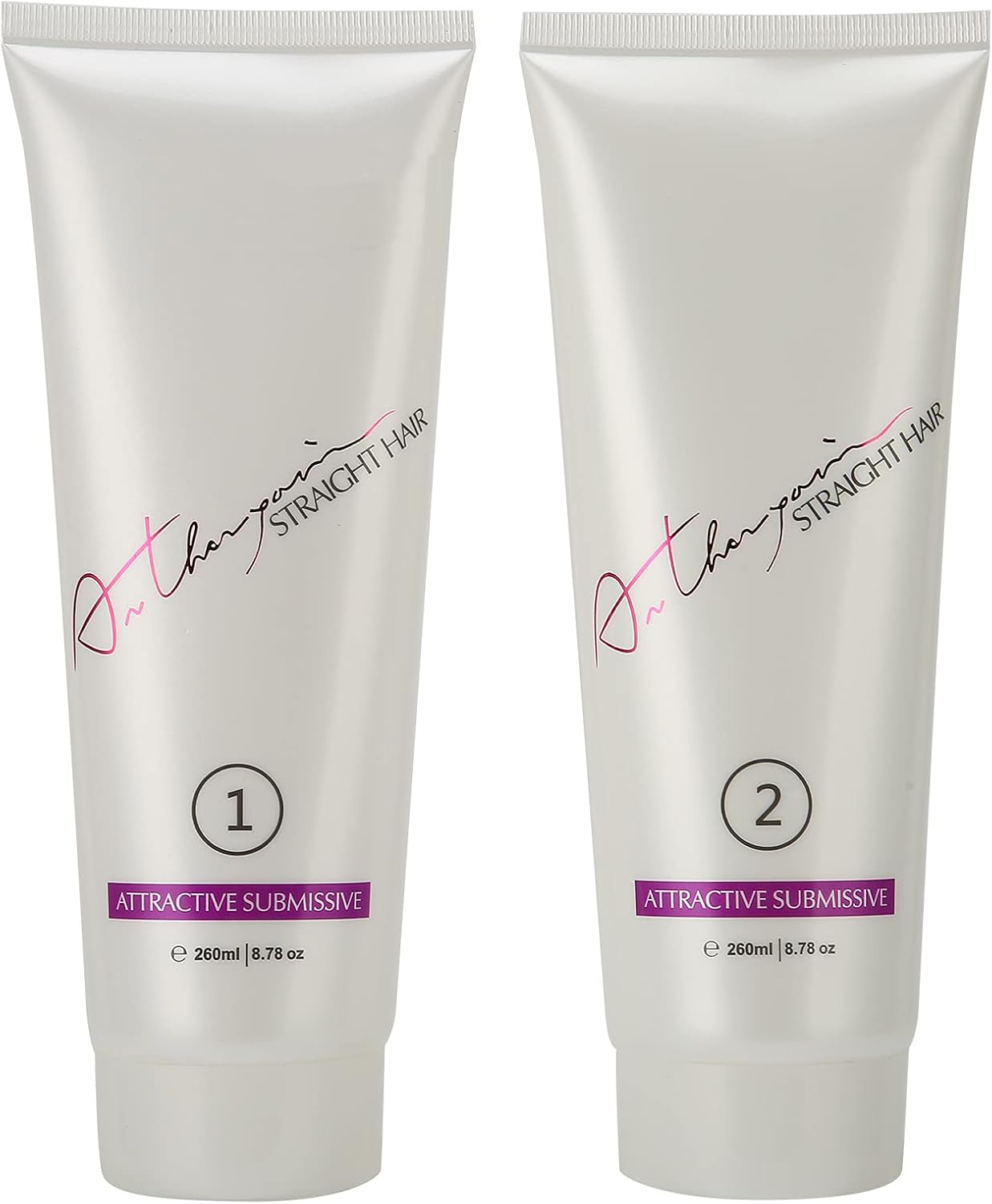 2pcs Professional Hair Straightening Cream,Moisturizing Home Hair