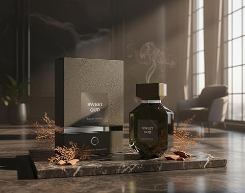 Miniatura 4 de Eau de Parfum de larga duración, botella de vidrio de 3.4 onzas líquidas (Sweet Oud)