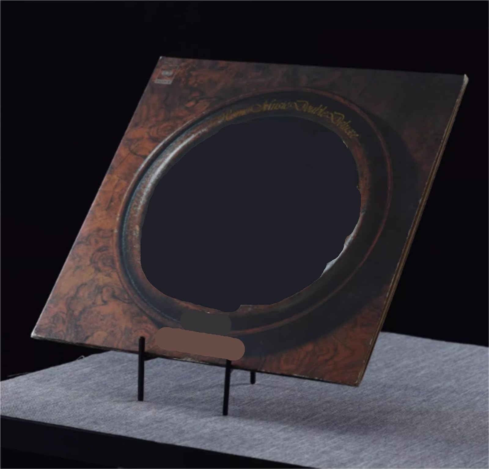 Porta Vinili Mobile Vinili Scaffali Portadischi in Metallo Moderno for Dischi in Vinile, Portadischi LP, Mensole Espositive Porta Dischi Vinile