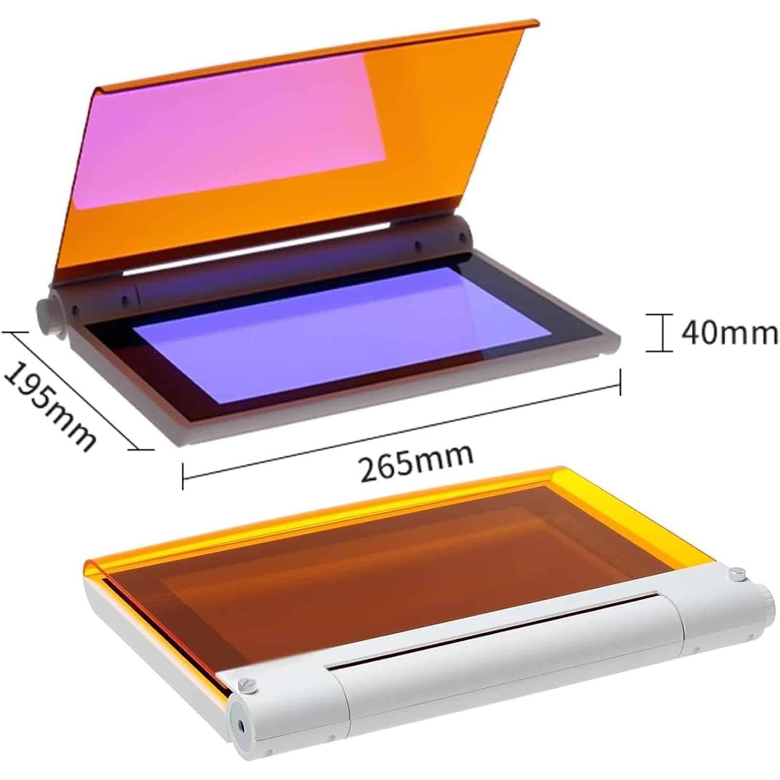 Transilluminatore a luce blu per imaging gel, LED integrato, lunghezza d'onda massima 470 nm, attrezzatura di laboratorio per risultati precisi nella ricerca scientifica