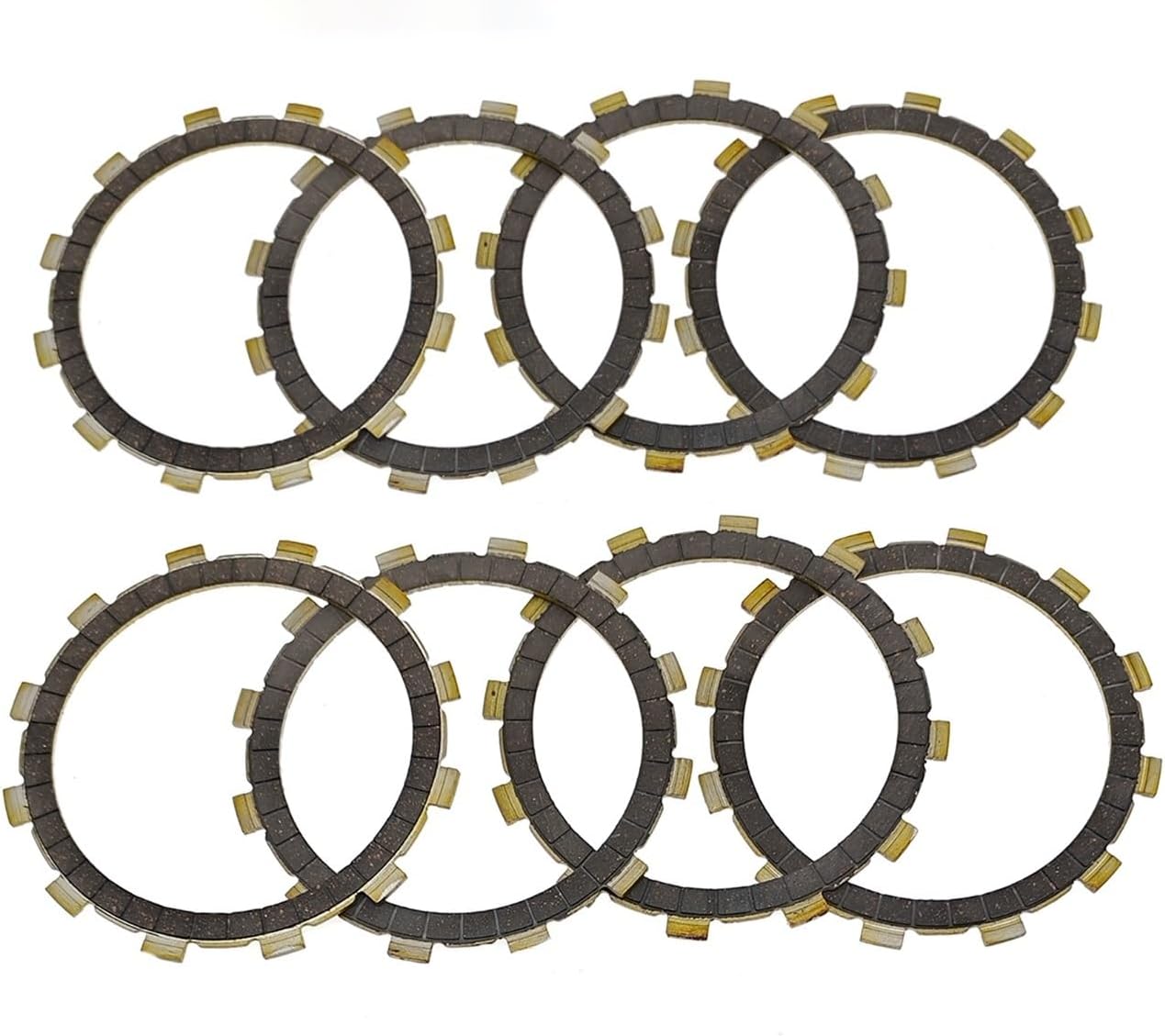 Fit For KL600 KLR6 00 1984-1986 KL650 KLR650 1987-1995 2012-2015 Tg 1989-1990 KLX650/R Clutch Friction Disc Plate(Friction Plates-8pcs)