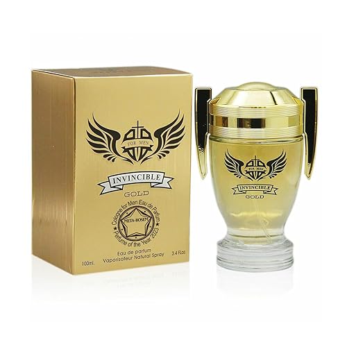 Miniatura 4 de META-BOSEM Invincible - Juego de 4 botellas de colonia para hombre, colección clásica, Eau de Parfum en espray natural, aroma fresco de aguamarina,