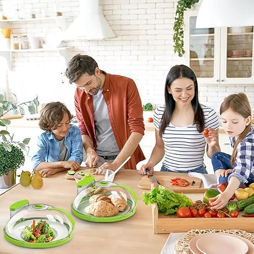 Miniatura 6 de Thrivetion - Funda para microondas 2 en 1 con vaporizador integrado, fundas para microondas Thrivetion con mango aislado para alimentos, sin