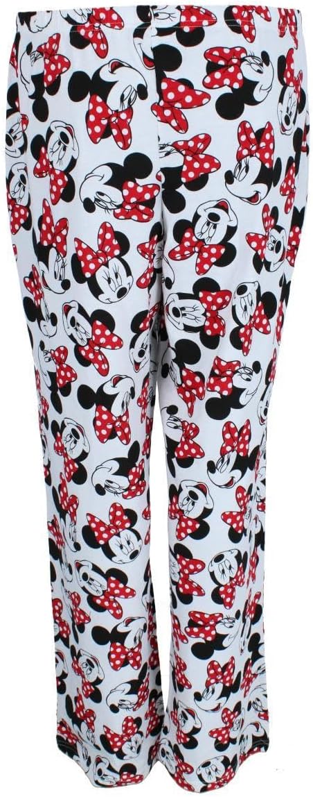 Jerry Leigh Women's Minnie Mouse Bow Toss Soft Pants