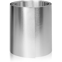 Aluminum Flashing Roll, 11ft x 7.9in Metal Sheet Roll, 0.2mm Aluminum Strip, Waterproof Roofing Flashing for DIY Crafts, Home Repair, Sealing Windows & Doors